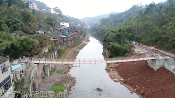 江津區(qū)筍溪河懸索橋